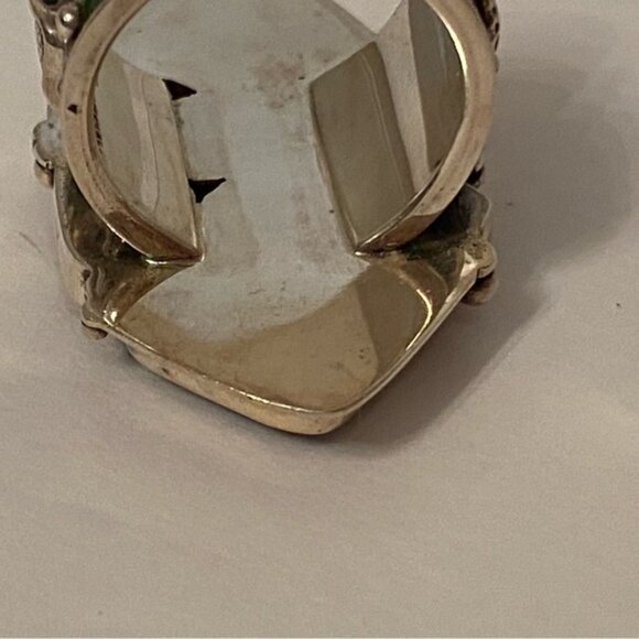 ECHO OF THE DREAMER RING STERLING SILVER MULTI COLOR STONES SIZE 7 15.9g - Picture 12 of 12